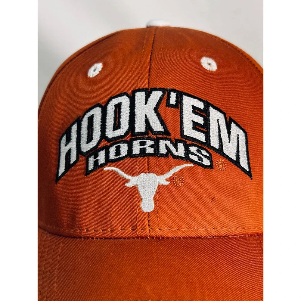 Captivating Headgear University of Texas Hook Em Horns Burnt Orange Hat Cap Mens